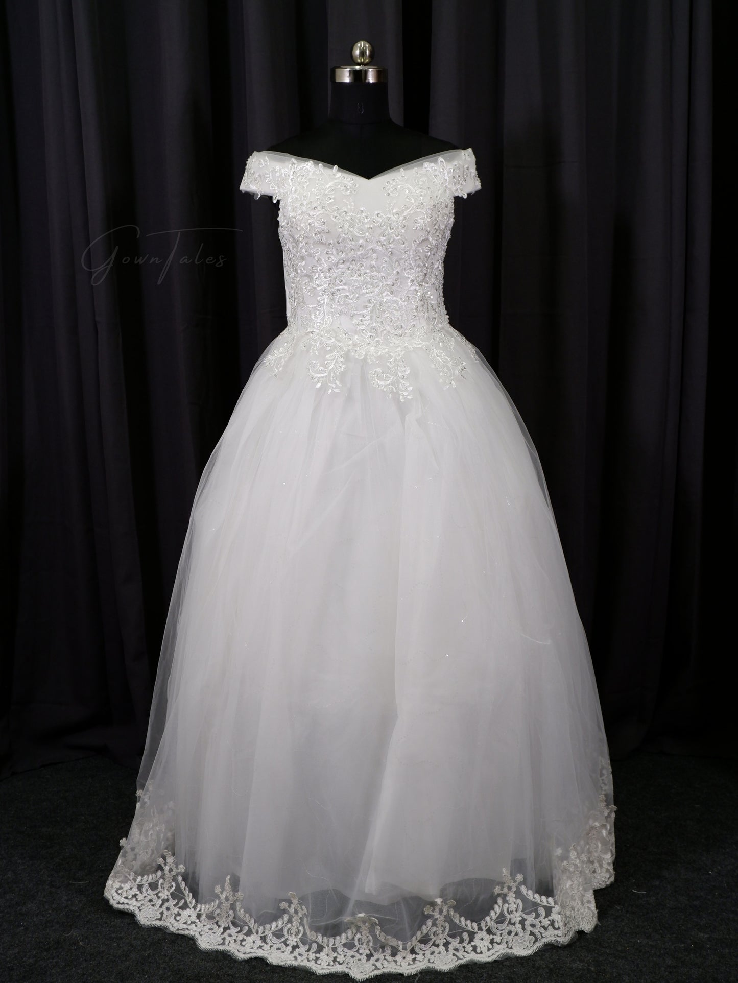 Off-shoulder Bridal Ball Gown GN002