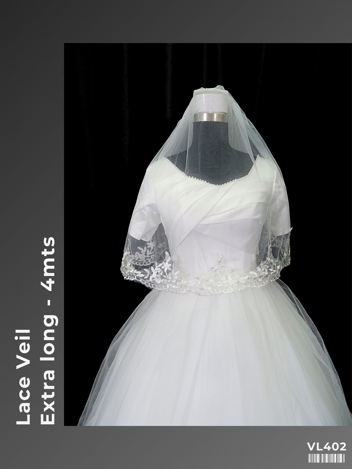 Extra-long Lace Veil VL402